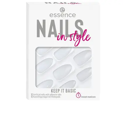 Essence Cosmetics Nails In Style Uñas Artificiales 15-Keep It Basic 12 U