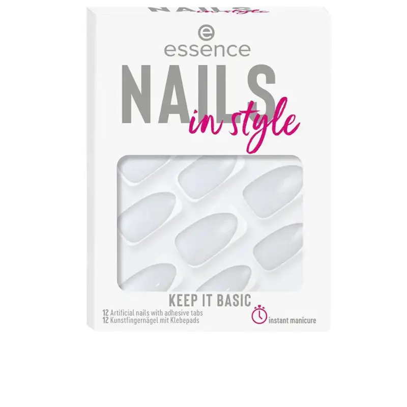 Essence Cosmetics Nails In Style Uñas Artificiales 15-Keep It Basic 12 U