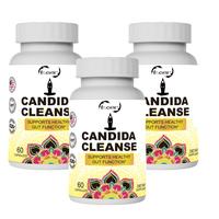 EOCUTE Candida Cleanse - Gut & Colon Support  - for Men & Women - Anti Yeast Overgrowth - Oregano Leaf, Wormwood, Black Walnu...