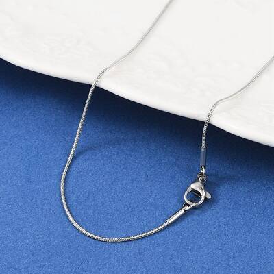 Non-Tarnish 304 Stainless Steel Snake Chain Necklaces