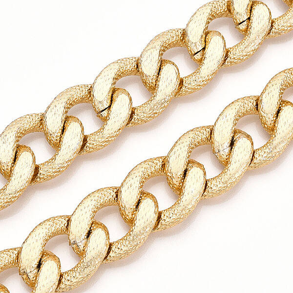 Aluminum Textured Curb Chains