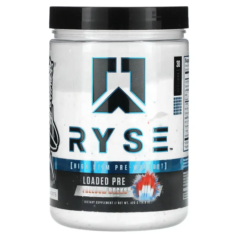RYSE Loaded Pre, Freedom Rocks, 14.8 oz (420 g)