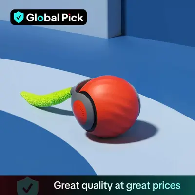 Petgravity Speedy Sprint Ball Toy for Cat, Type-C Rechargeable Interactive Cats Toy, Automatic Cat Teaser Toy, Pet Supplies