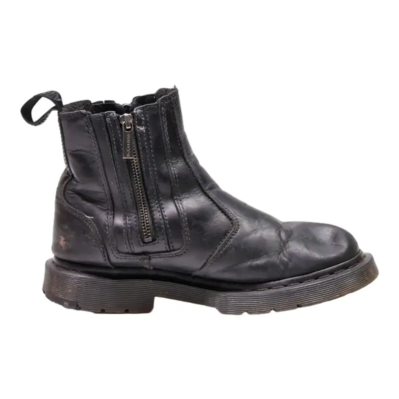 DR MARTENS Ankle Boots Black Leather Mens UK 6