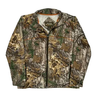 Outdoor Master Sportsman Camo Jacket - Medium Khaki Polyester | Size: medium