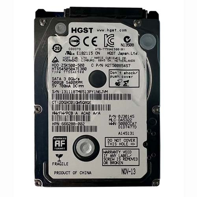 666288-002 HP 500GB 5400RPM SATA 3Gb/s 8MB Cache 2.5-inch Hard Drive