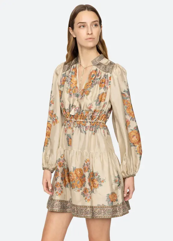 Dress Fiorella Border P Aw24-020 Blossom | Color: BLOSSOM | Size: S