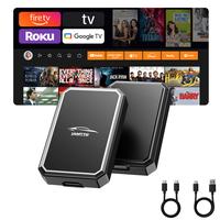 LAMTTO HDMI Input Car TV & Wireless CarPlay Adapter – 2-in-1 Dongle Convert Wired to Wireless CarPlay, Stream TV Stick/Swit...