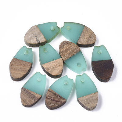 Resin & Walnut Wood Pendants