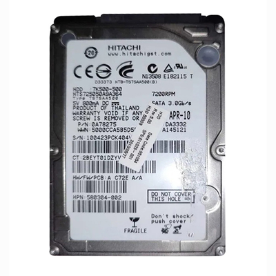580304-002 HP 500GB 7200RPM SATA 3Gb/s 16MB Cache 2.5-inch Hard Drive