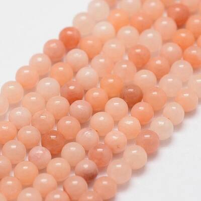 Natural Pink Aventurine Beads Strands