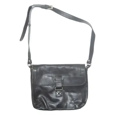 WILLY SPIRIT Mens Satchel Bag Black Leather