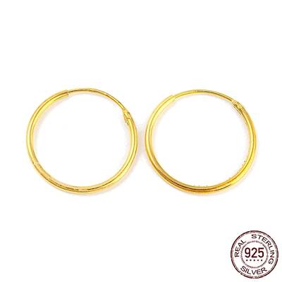 925 Sterling Silver Huggie Hoop Earring Findings