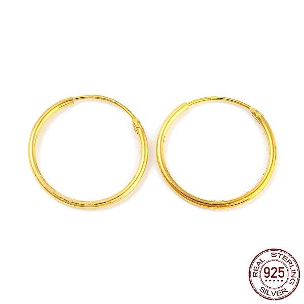 925 Sterling Silver Huggie Hoop Earring Findings