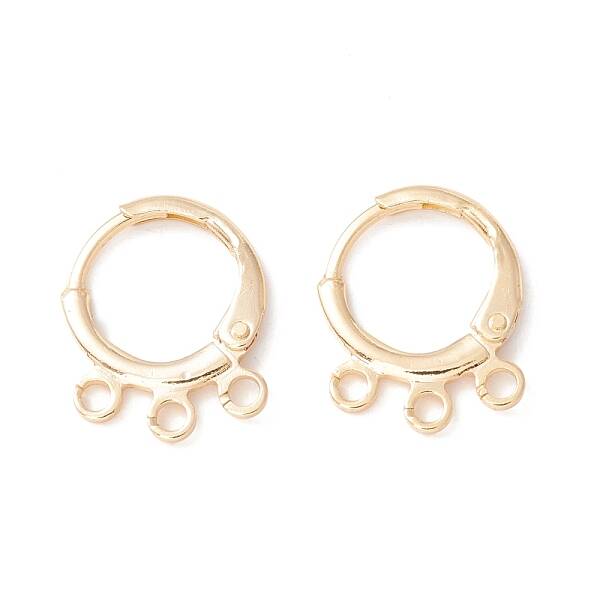 Brass Huggie Hoop Earring Findings