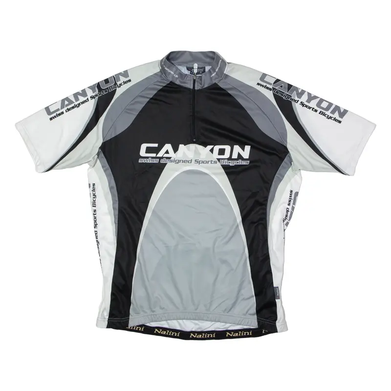 NALINI Canyon Cycling Mens Jersey Black 1/4 Zip XL
