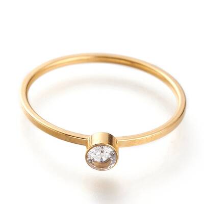 Ion Plating(IP) 304 Stainless Steel Finger Rings