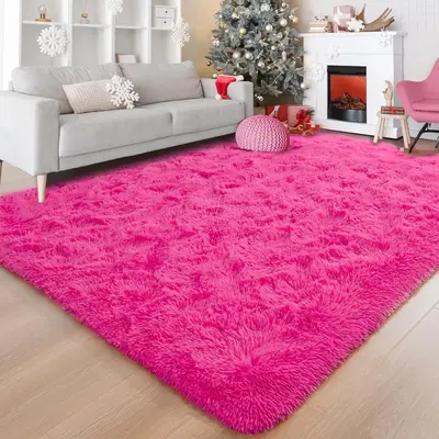 RUNIA Luxurious Soft Fluffy Nursery Rug - Extra Large Washable Floor Mat with Non-Slip Backing, Perfect for Living Room, Bedr...