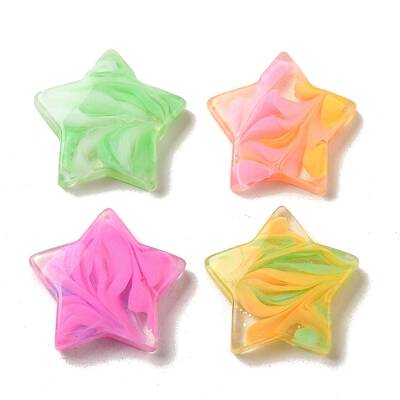 Gradient Color Transparent Resin Decoden Cabochons