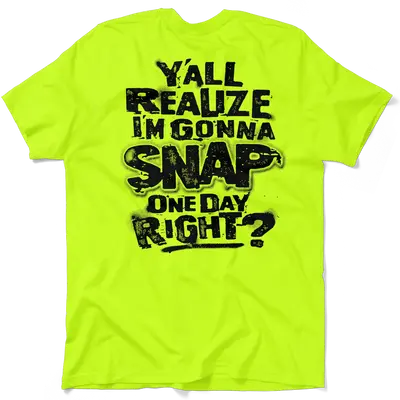 Snap - Safety Yellow T-Shirt