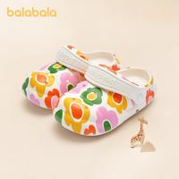 Balabala children's shoes children's slippers 2025 summer new indoor boys comfortable non-slip tide Croc girls