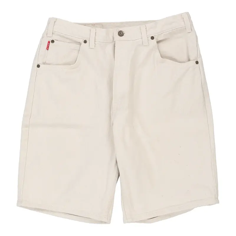 Bugle Boy Shorts - 30W 10L White Cotton