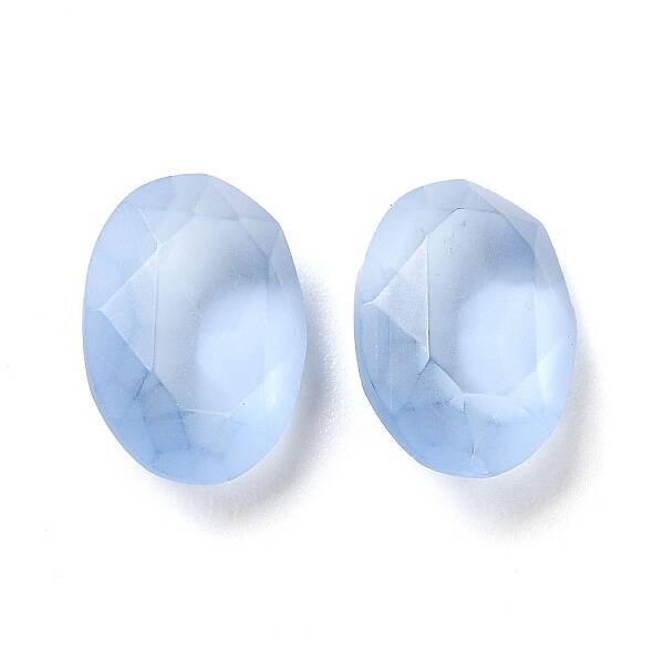 Frosted Glass Rhinestone Cabochons