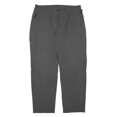 TREVOLUTION Trousers Grey Relaxed Straight Mens W33 L29