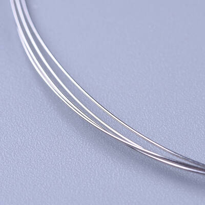 Anti-Tarnish 925 Sterling Silver Round Metallic Cord
