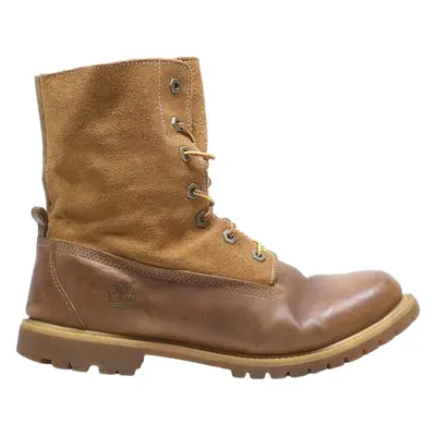 TIMBERLAND Lace-Up Boots Brown Leather Womens UK 7.5