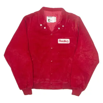 K-BRAND Mens Varsity Jacket Red M