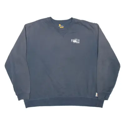CARHARTT Power Solutions Mens Sweatshirt Grey 2XL