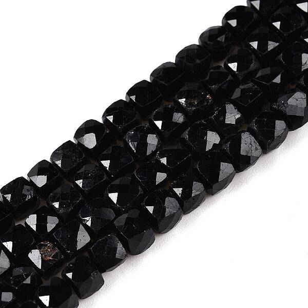 Natural Black Tourmaline Beads Strands