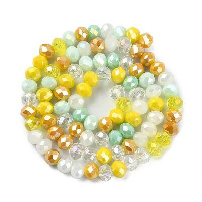 Electroplate Glass Beads Strands