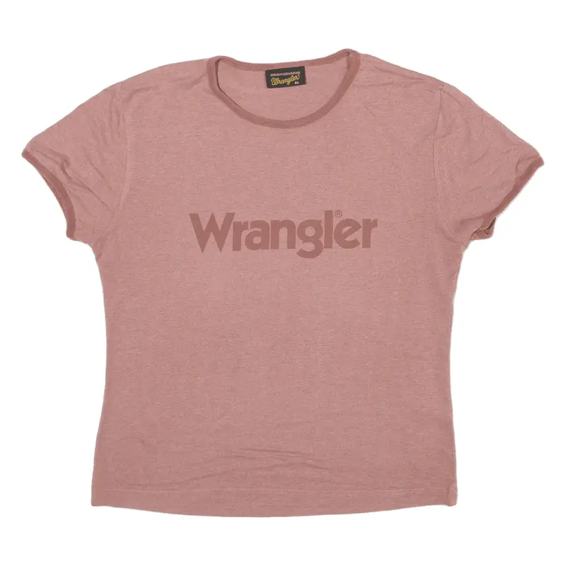WRANGLER T-Shirt Pink Short Sleeve Girls XL