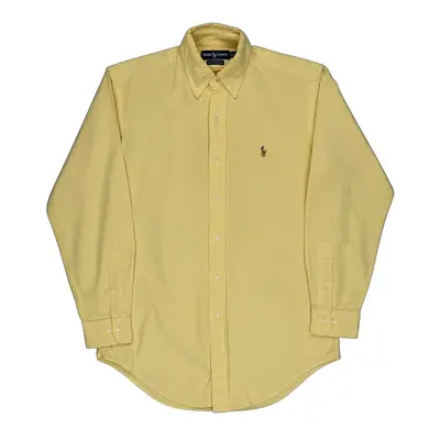 Yarmouth Ralph Lauren Shirt - Small Yellow Cotton