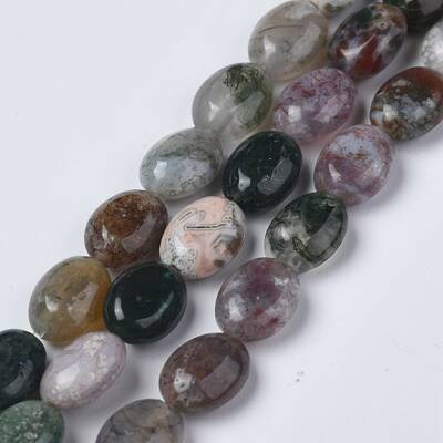 Natural Indian Agate Beads Strands