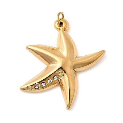304 Stainless Steel Rhinestone Pendants