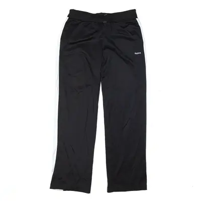 REEBOK Track Pants Black Straight Womens M W28 L30