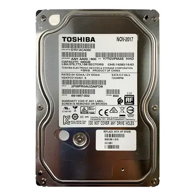 661697-002 HP 500GB 7200RPM SATA 6Gb/s 32MB Cache (512e) LFF 3.5-inch Hard Drive