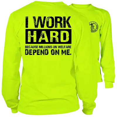 Welfare - Long Sleeve Hi-Vis T-Shirt