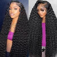 Idoli 32 Inch Jerry Curly 13x6 Lace Front Wigs Human Hair HD Lace Front Wigs 200% Density
