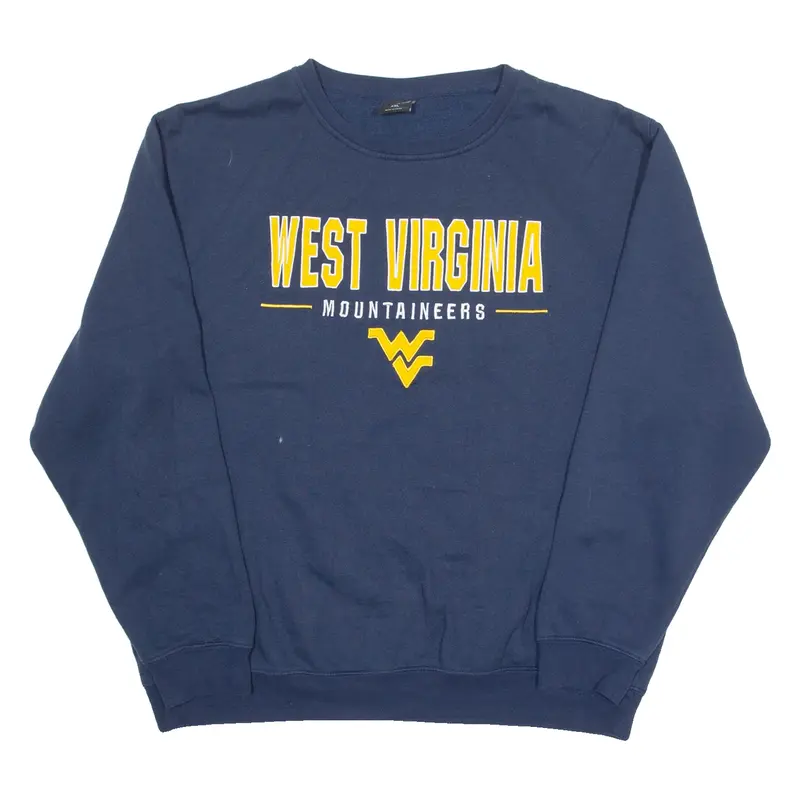 COLOSSEUM West Virginia Mens Sweatshirt Blue USA 2XL