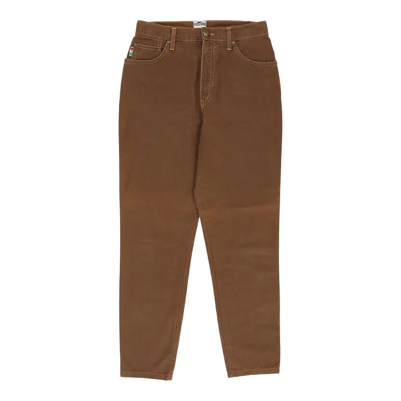 Moschino Jeans - 26W UK 6 Brown Cotton