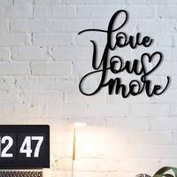 Iron Wall Art, Letter Pattern Wall Decor, Wall Hanging Ornament for Home Living Room Bedroom Interior, Home Decor, Room Deco...