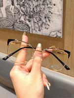 Women's Fashion Cat Eye Frame Eyeglasses, Anti-blue Light Clear Lenses Eyeglasses, Lightweight Eyewear for Work, Daily Clothi...