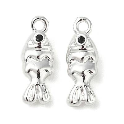 Brass Micro Pave Cubic Zirconia Pendants