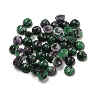 Natural Ruby in Zoisite Cabochons