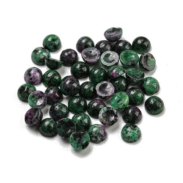 Natural Ruby in Zoisite Cabochons