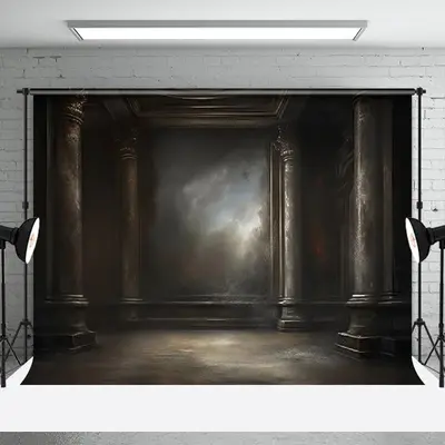 Retro Grey Old Master Backdrop Photo Stuido Props - Aperturee